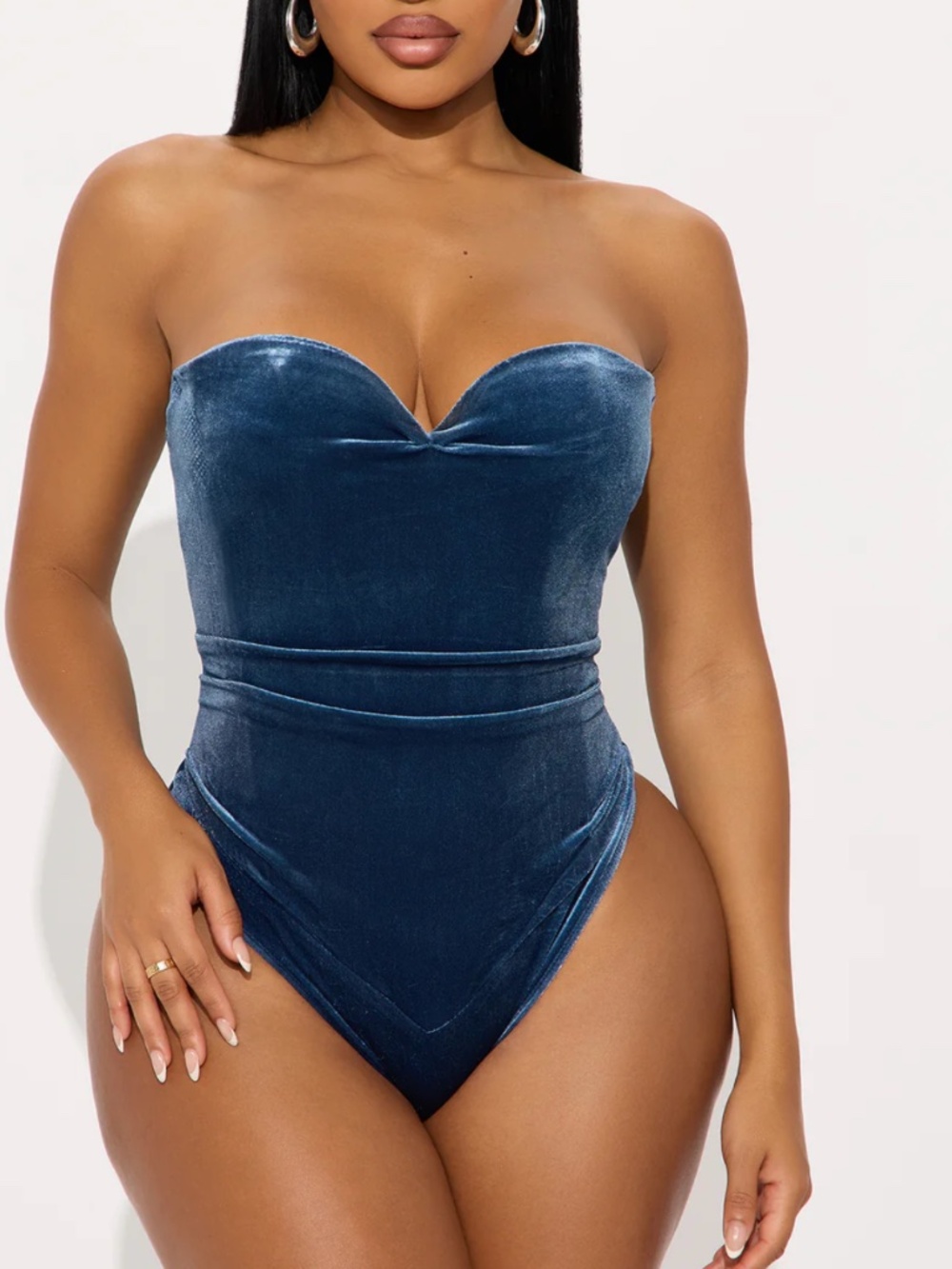 Velvet Corset Bodysuit